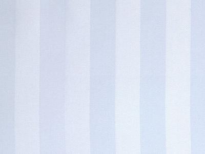 Decorative Top Sheets - White Wide Satin Stripe